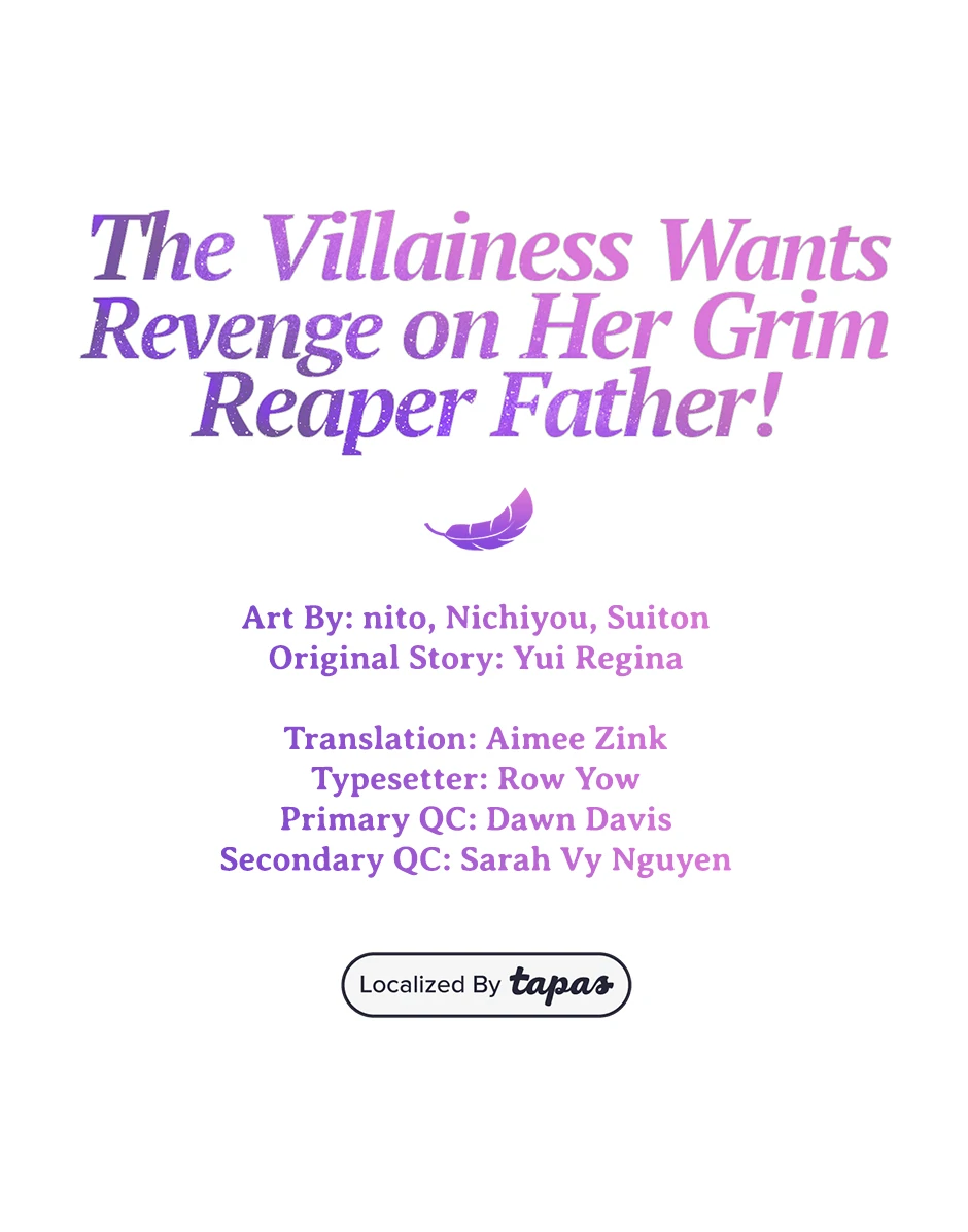 The Villainess Can’t Take Revenge on Her Reaper Father Chapter 25 - Page 1