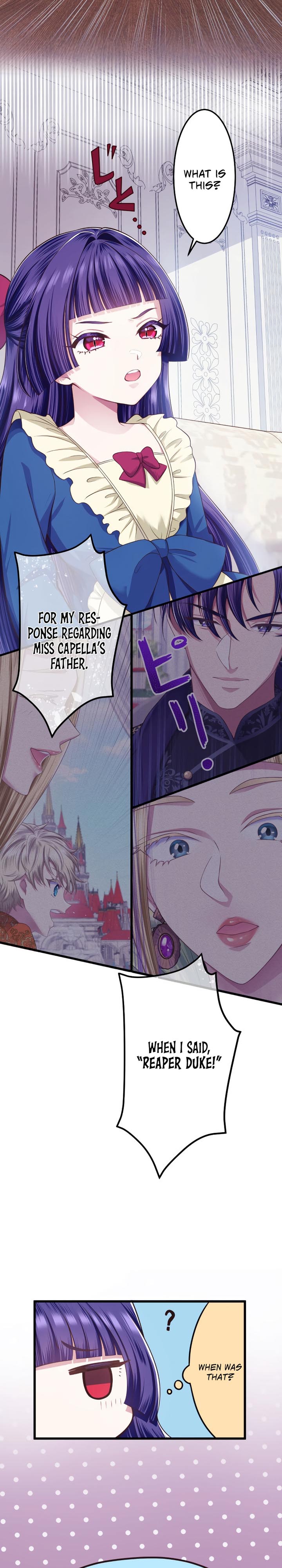 The Villainess Can’t Take Revenge on Her Reaper Father Chapter 4 - Page 2