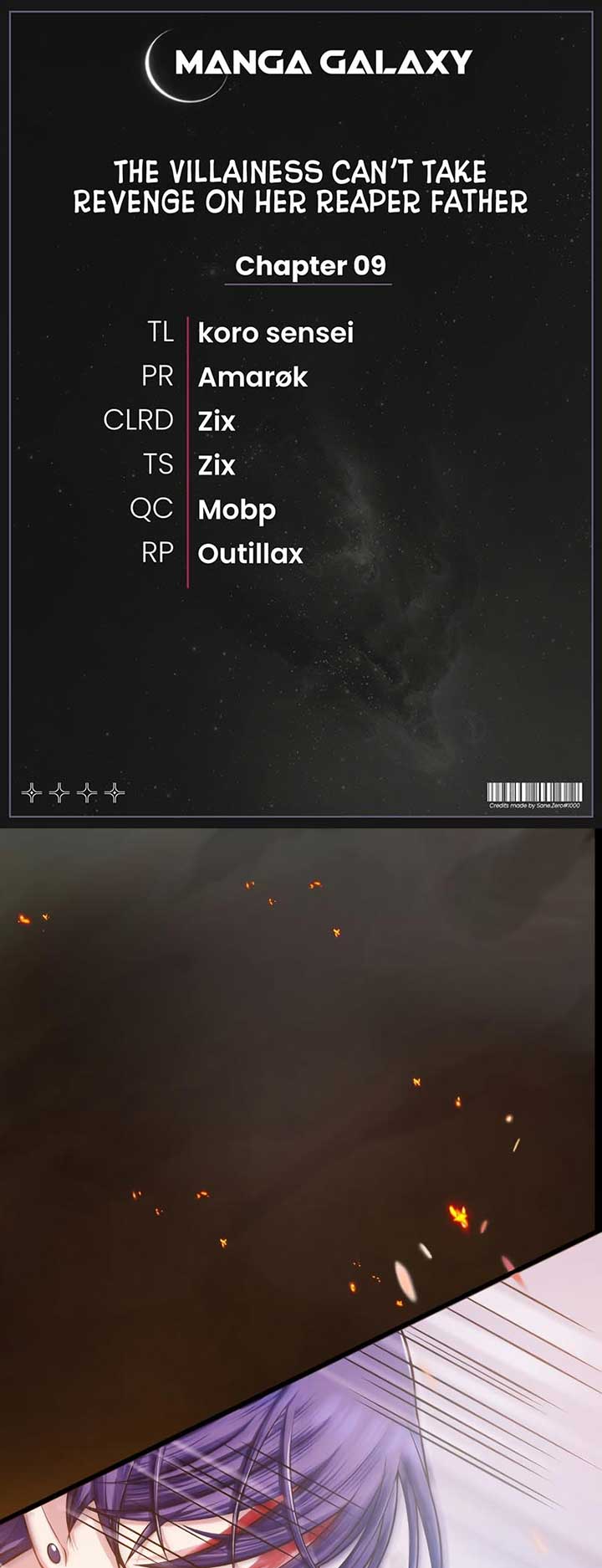 The Villainess Can’t Take Revenge on Her Reaper Father Chapter 9 - Page 1