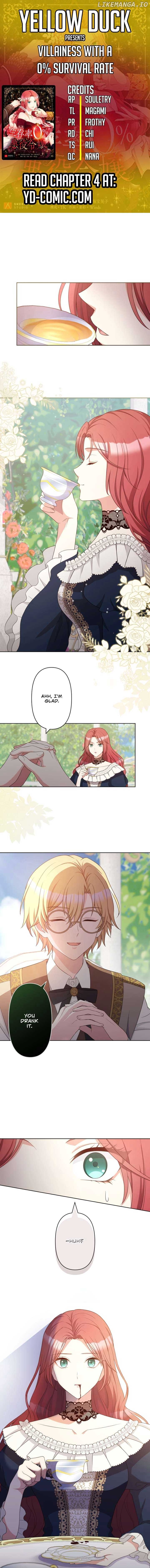 Villainess with a 0% Survival Rate Chapter 4 - Page 1