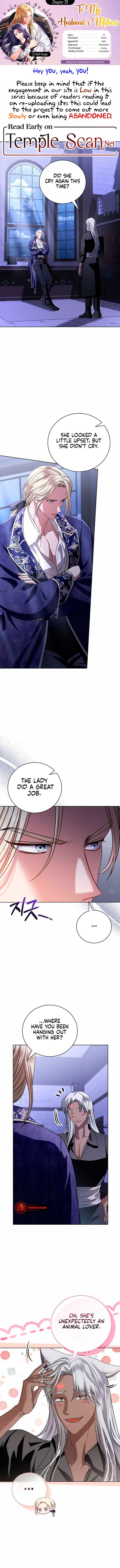 To My Husband’s Mistress Chapter 29 - Page 1