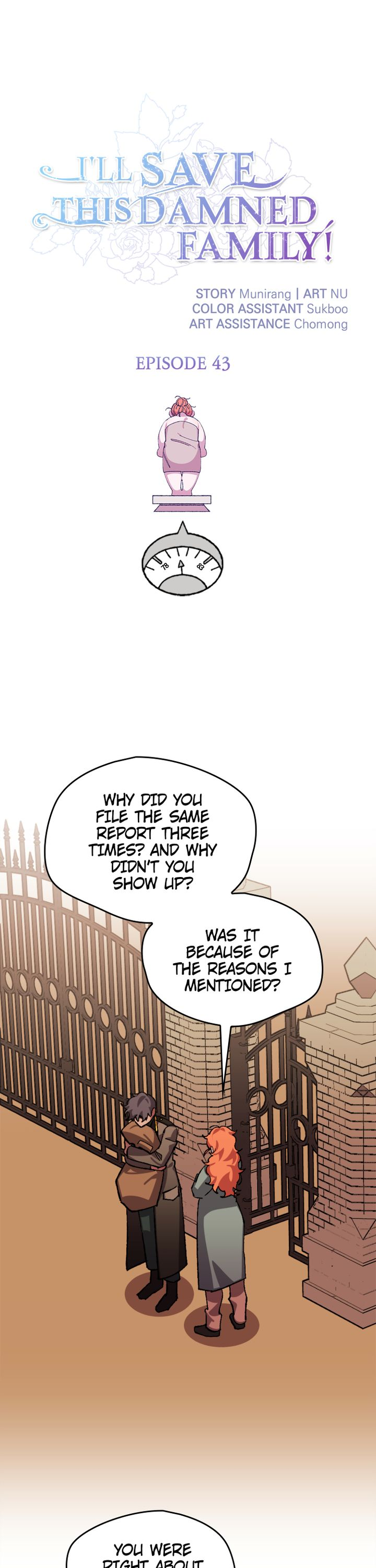 I’ll Save a Decent Family Chapter 43 - Page 1