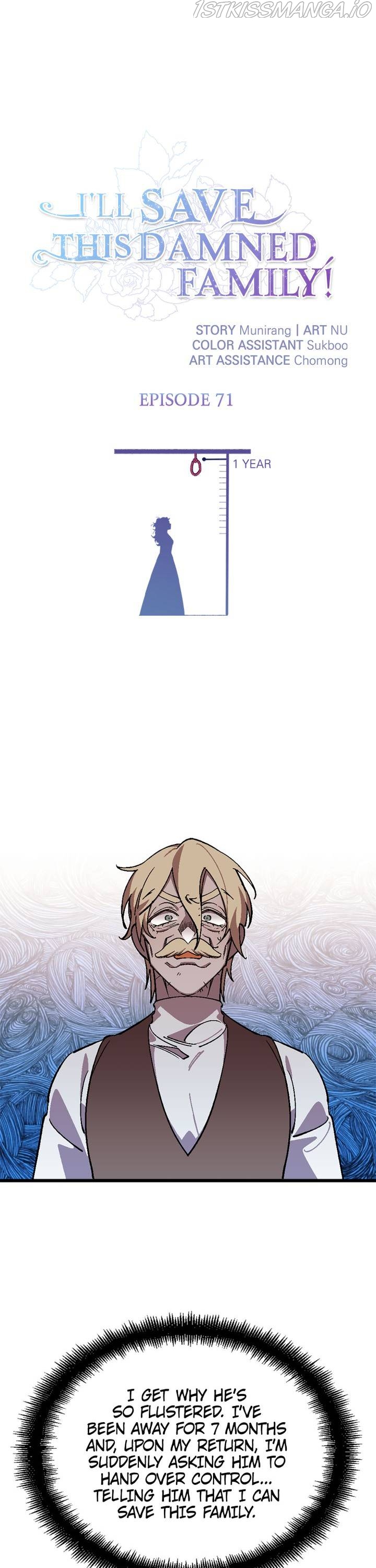 I’ll Save a Decent Family Chapter 71 - Page 1