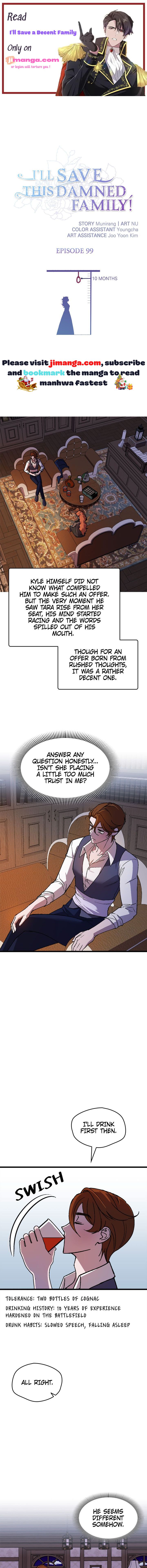 I’ll Save a Decent Family Chapter 99 - Page 1