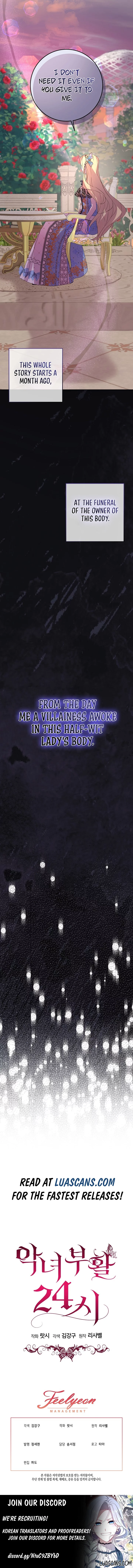 24 Hours Resurrection of the Villainess Chapter 1 - Page 14