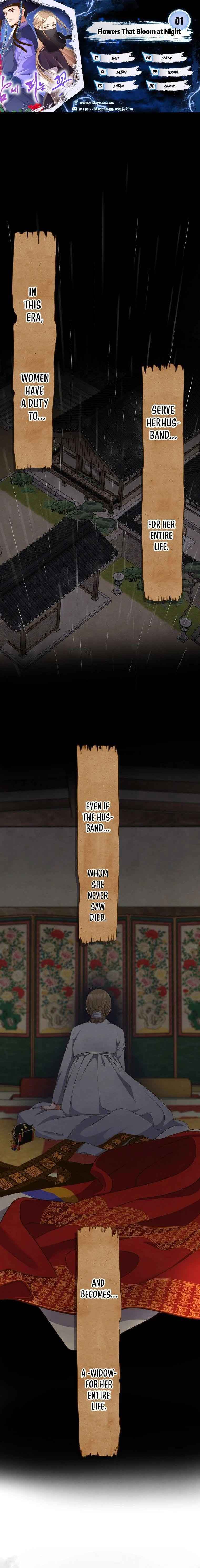 Flowers That Bloom at Night Chapter 1 - Page 1