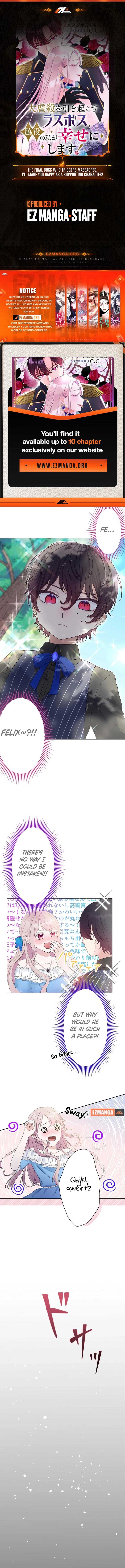 The Final Boss Who Triggers Massacres, I’ll Make You Happy as a Supporting Character! Chapter 3 - Page 1