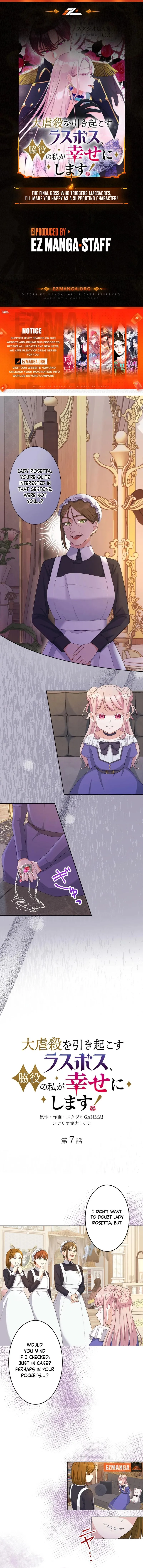 The Final Boss Who Triggers Massacres, I’ll Make You Happy as a Supporting Character! Chapter 8 - Page 1