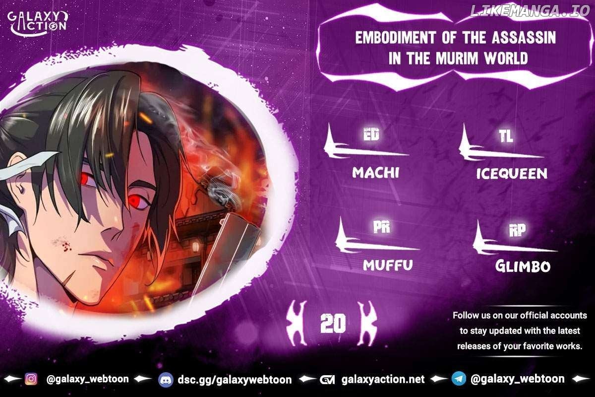 Embodiment of the Assassin in the Murim World Chapter 20 - Page 1