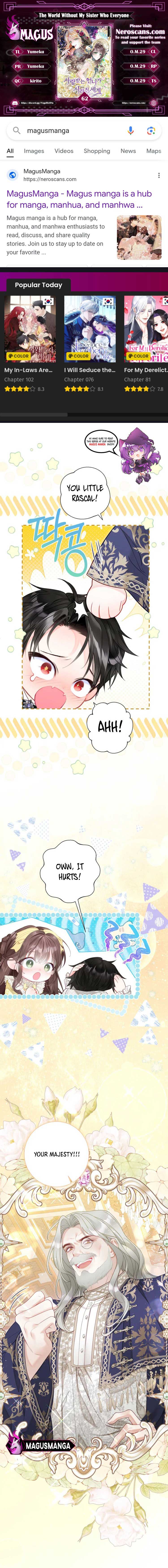 The World Without My Sister Who Everyone Loved Chapter 62 - Page 1