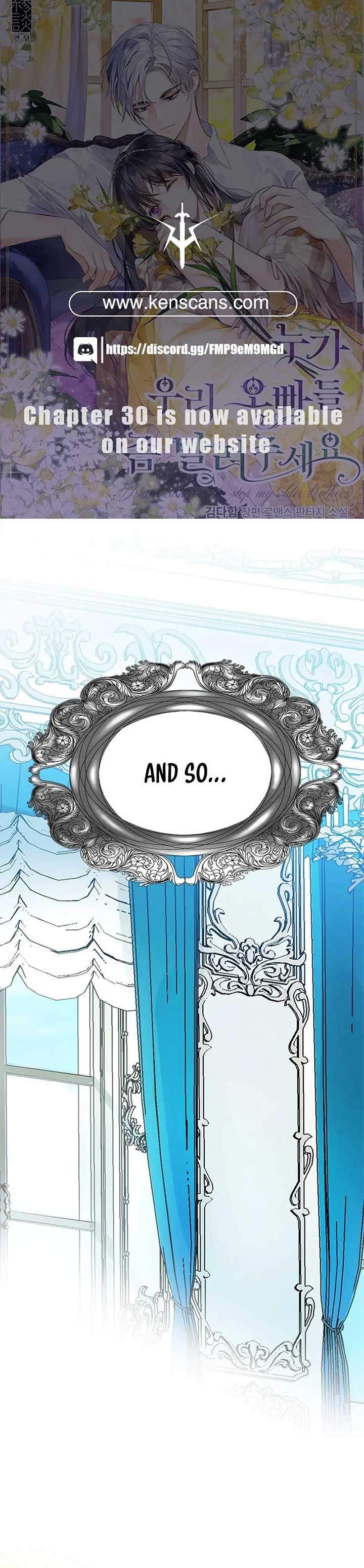 I Need Someone to Stop My Older Brothers Chapter 14 - Page 1